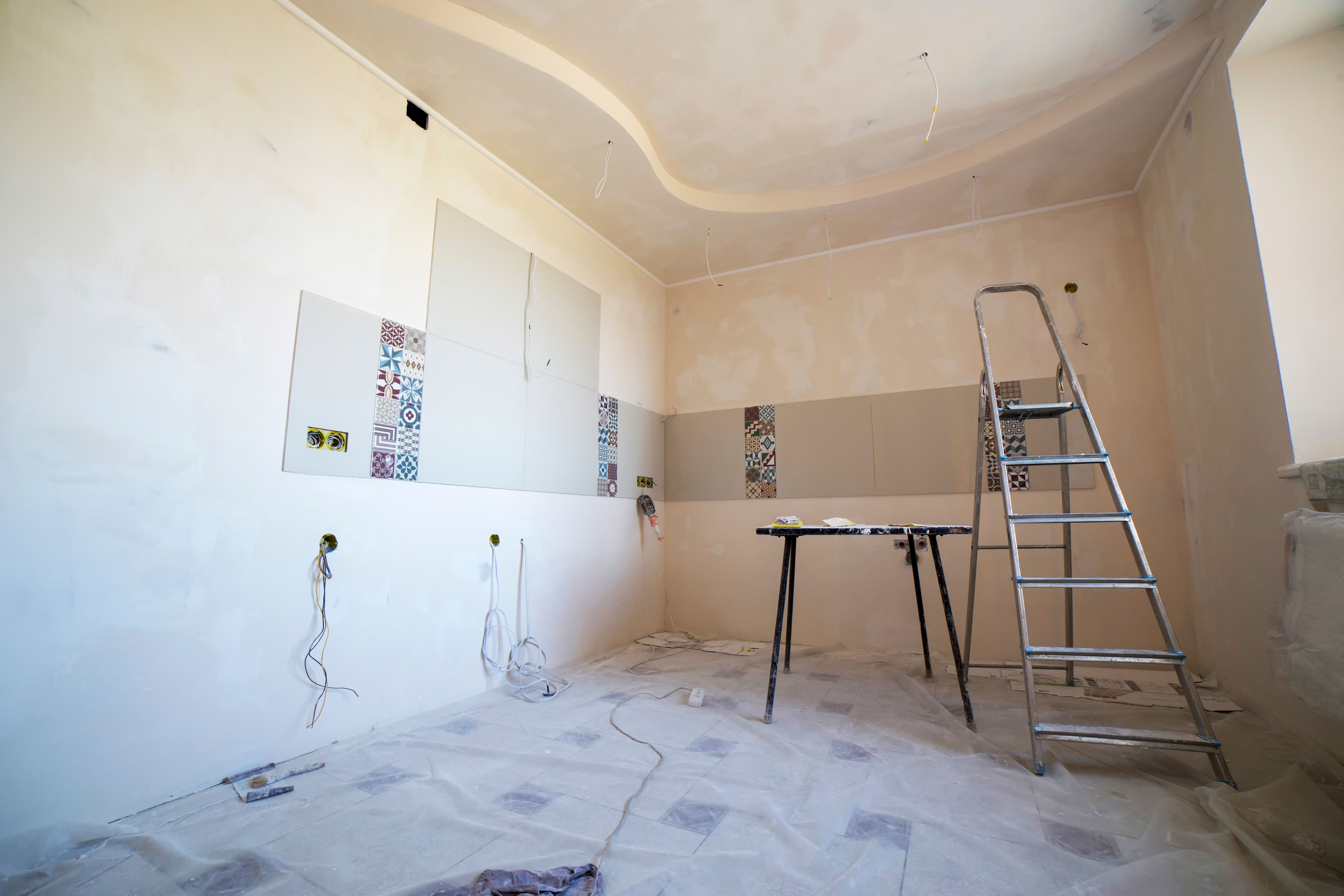 Drywalling Living Room